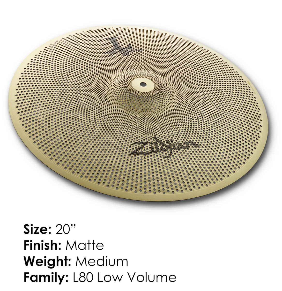 Zildjian LV8020R L80 Low Volume Ride 20"