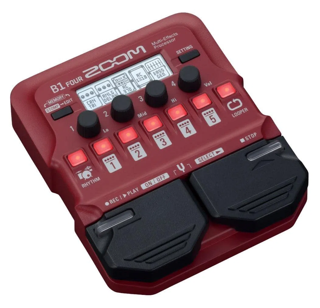 Zoom B1 FOUR Effektpedal & AD-16 Netzteil