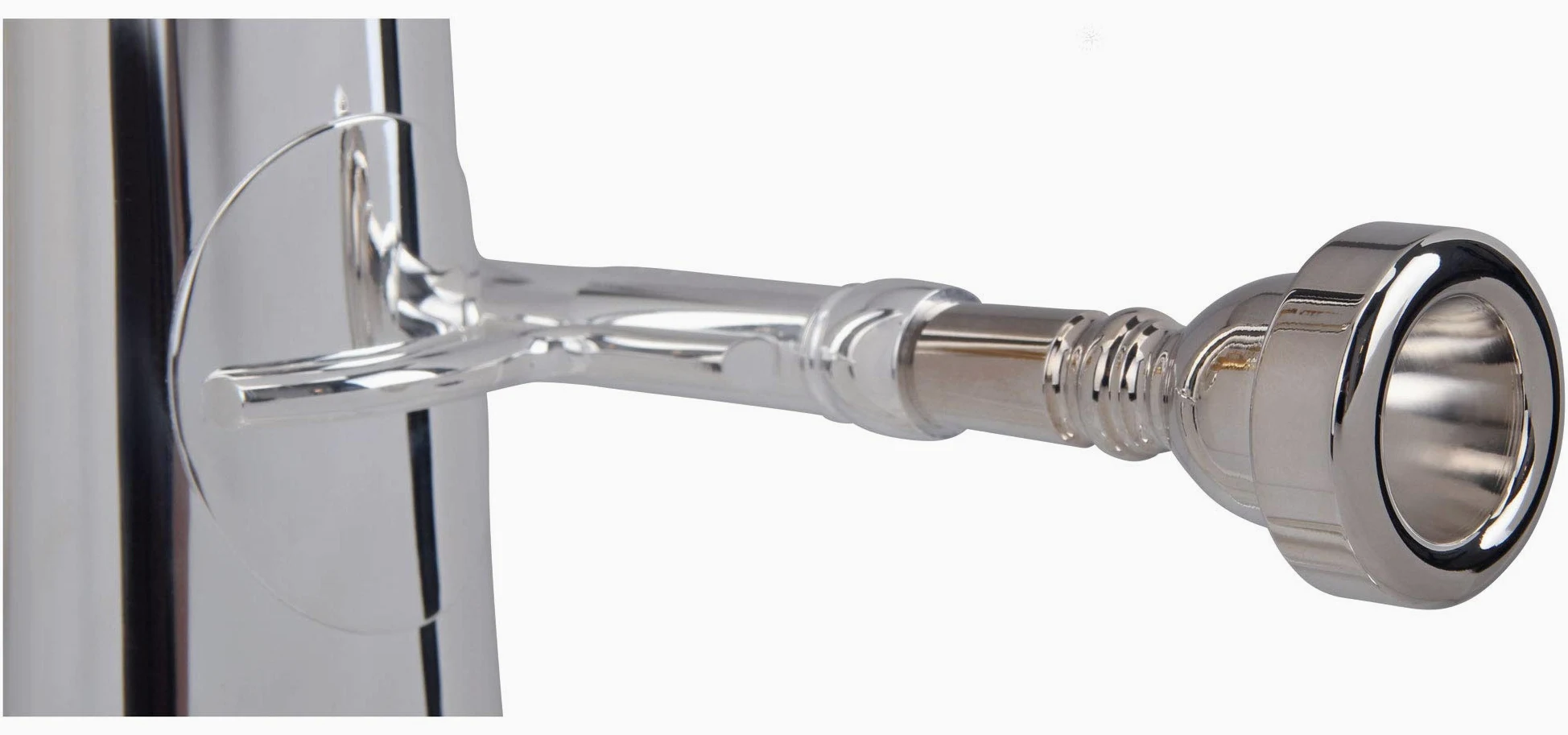 AH-204S Eb-Althorn (für Einsteiger und Fortgeschrittene, Edelstahl-Ventile, aus hochwertigem Messing, Züge aus Neusilber, inkl. Koffer, Mundstück, Reinigungstuch) versilbert