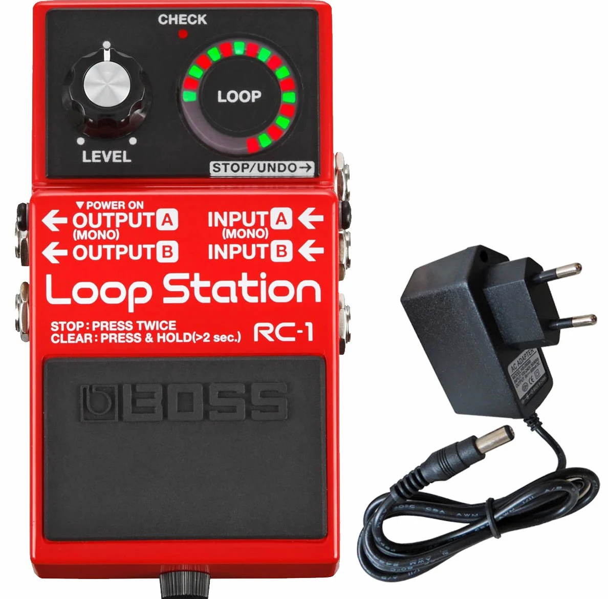 Boss RC-1 Loop Station Looper-Pedal + keepdrum Netzteil 9V