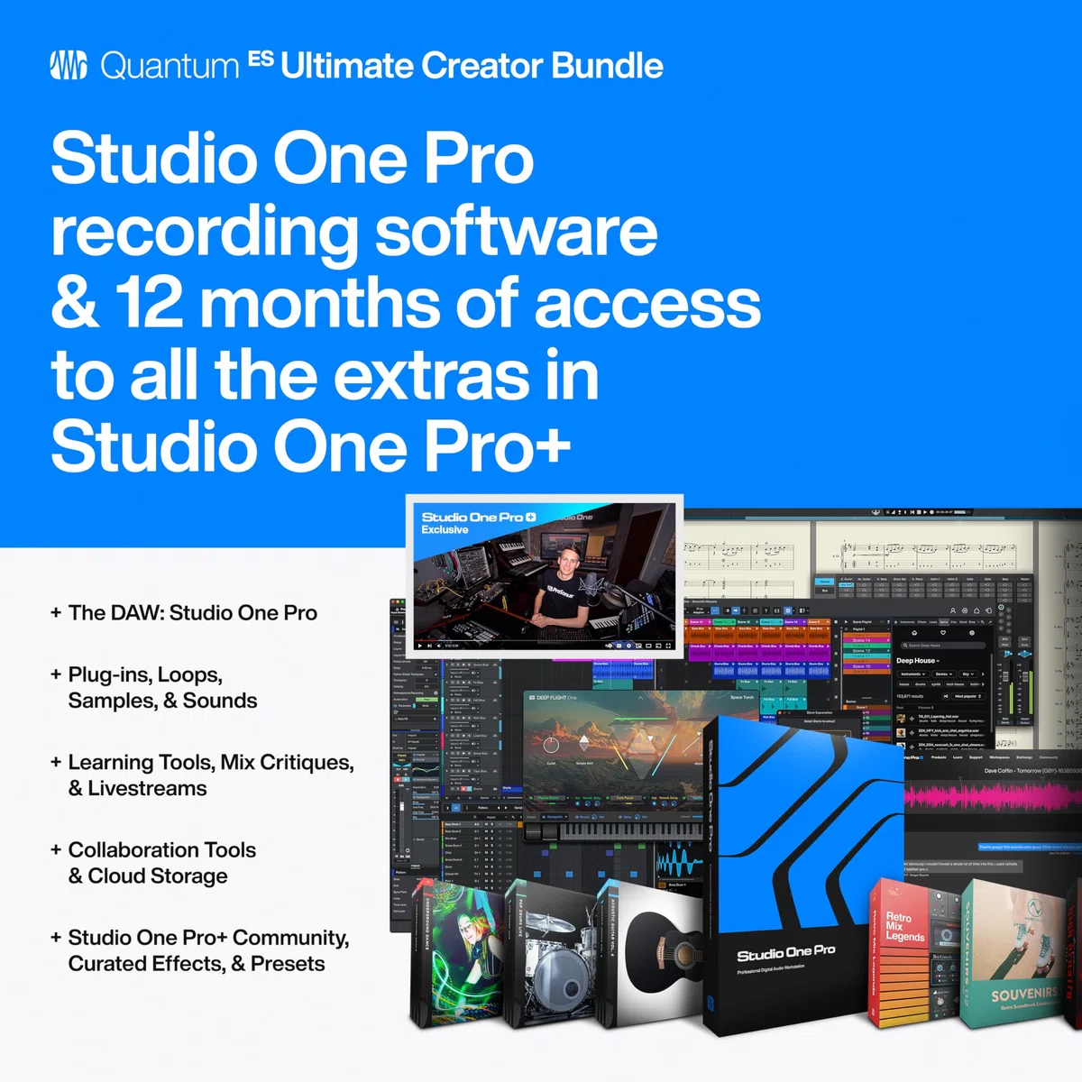 Quantum ES Ultimate Bundle mit Studio One Pro Software