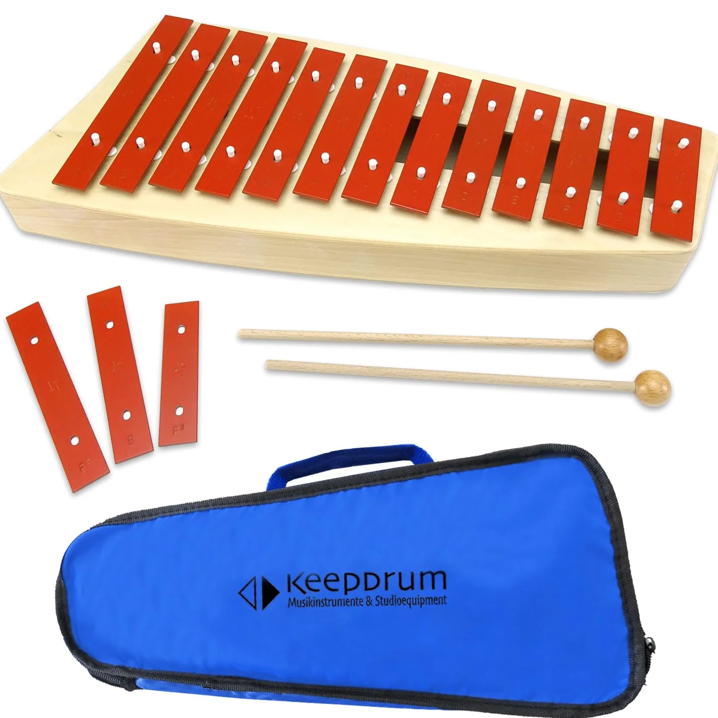 Sonor NG11 Glockenspiel Alt NG-11 + keepdrum MB-02 Bag in Blau