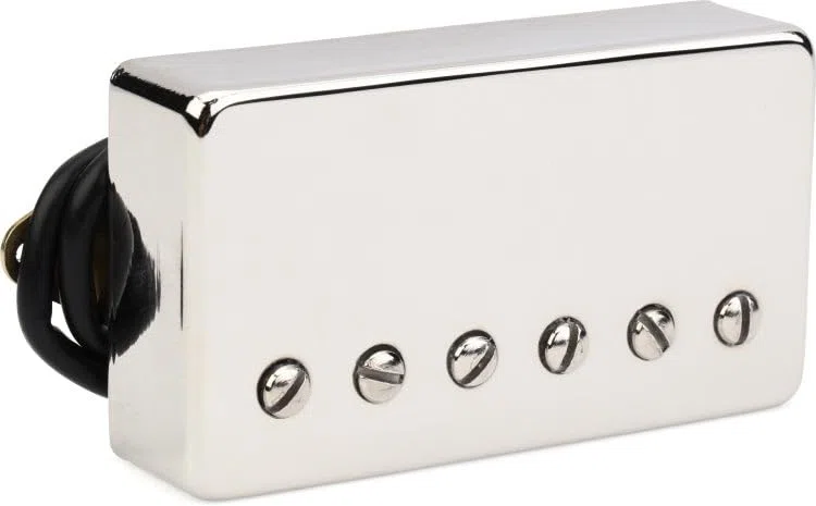 DiMarzio DP500FN Super PAF Ceramic High-Output Humbucker Bridge Pickup F-Spaced Nickel für E-Gitarre