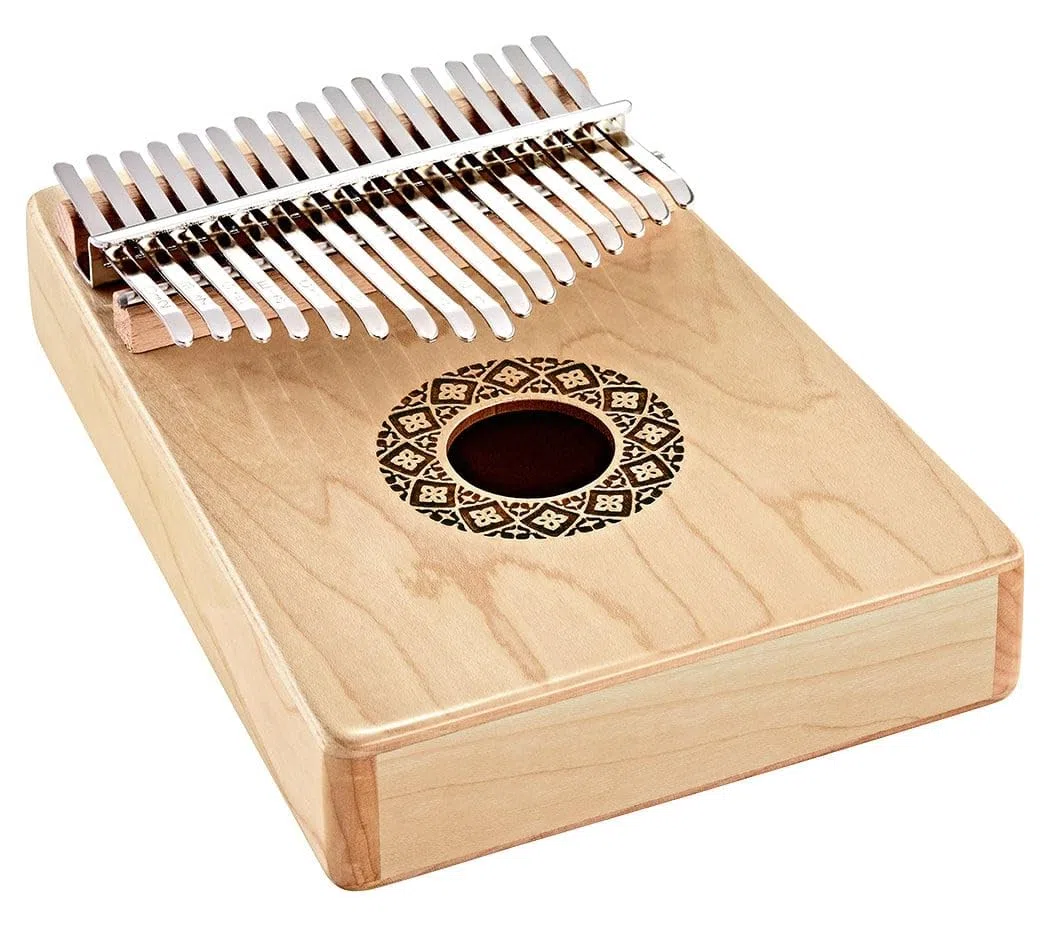 Sonic Energy Kalimba C-Dur 17 Töne Ahornholz Meditation Yoga Percussion Zubehör