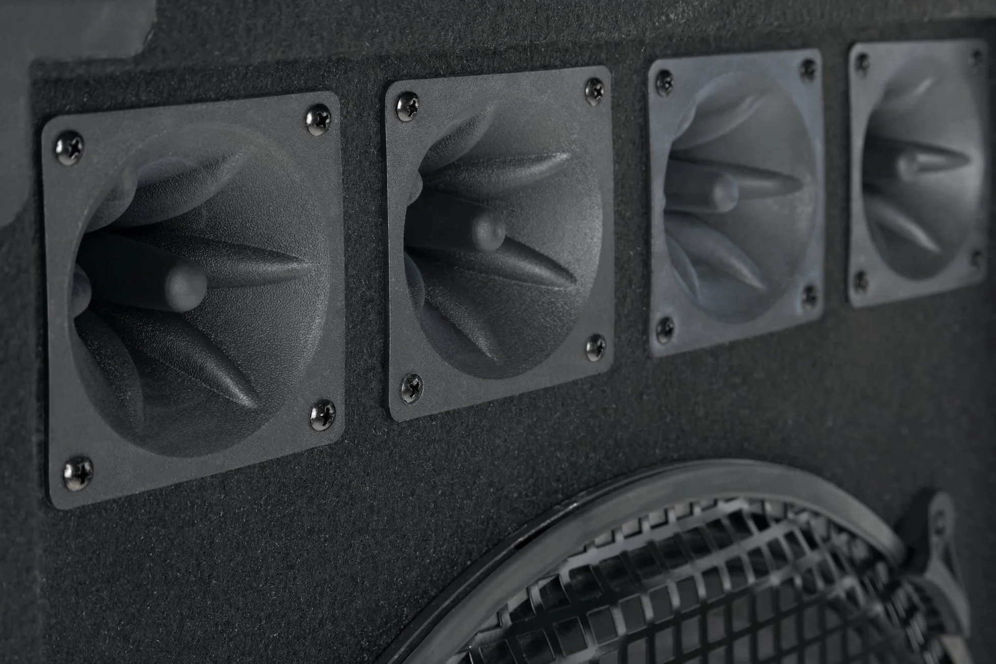 McGrey Paar DJ-1522 DJ PA Lautsprecher Box 38cm (15“) Subwoofer 1600W (Passiv, 2-Wege System, Holzgehäuse)