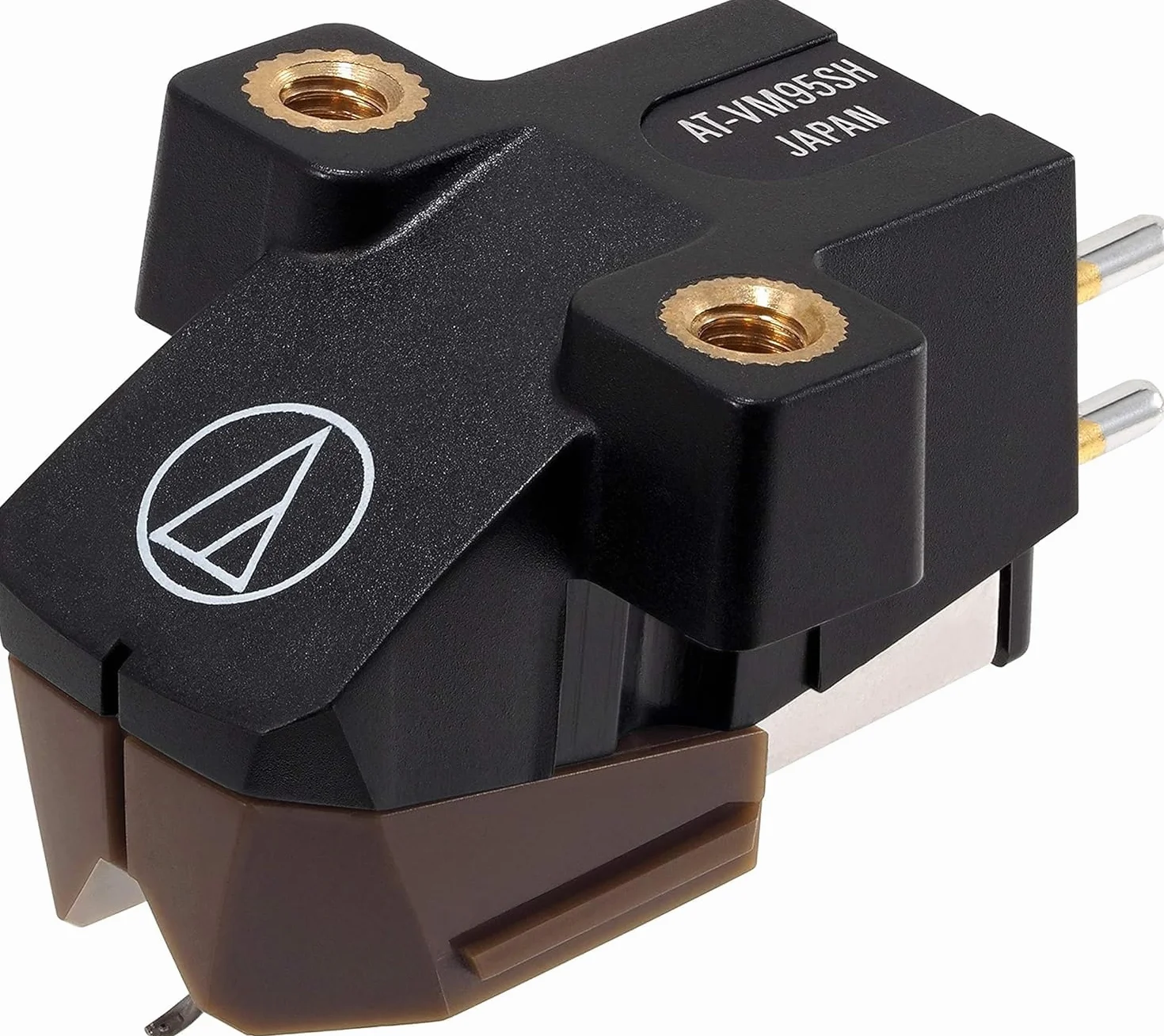 Audio-Technica AT-VM95SH VM95-Serie Stereotonabnehmer Shibata Braun