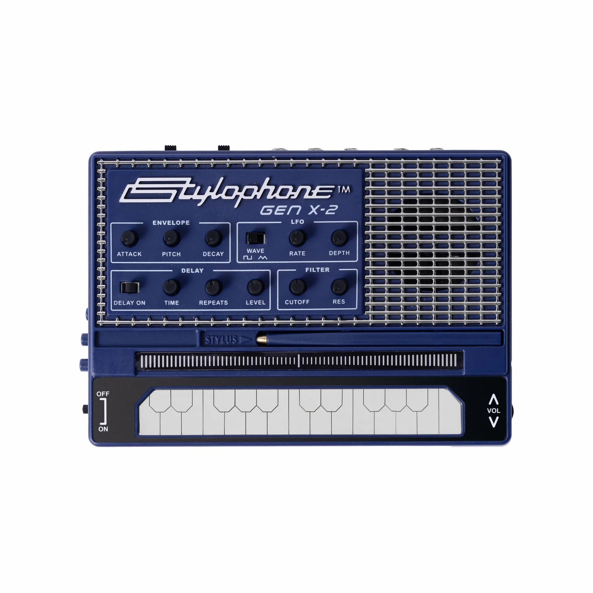Stylophone GENX-2 Portable Analogue Synthesizer with Built-in Speaker, LFO, Filter, Analogue Delay and CV/Gate Output