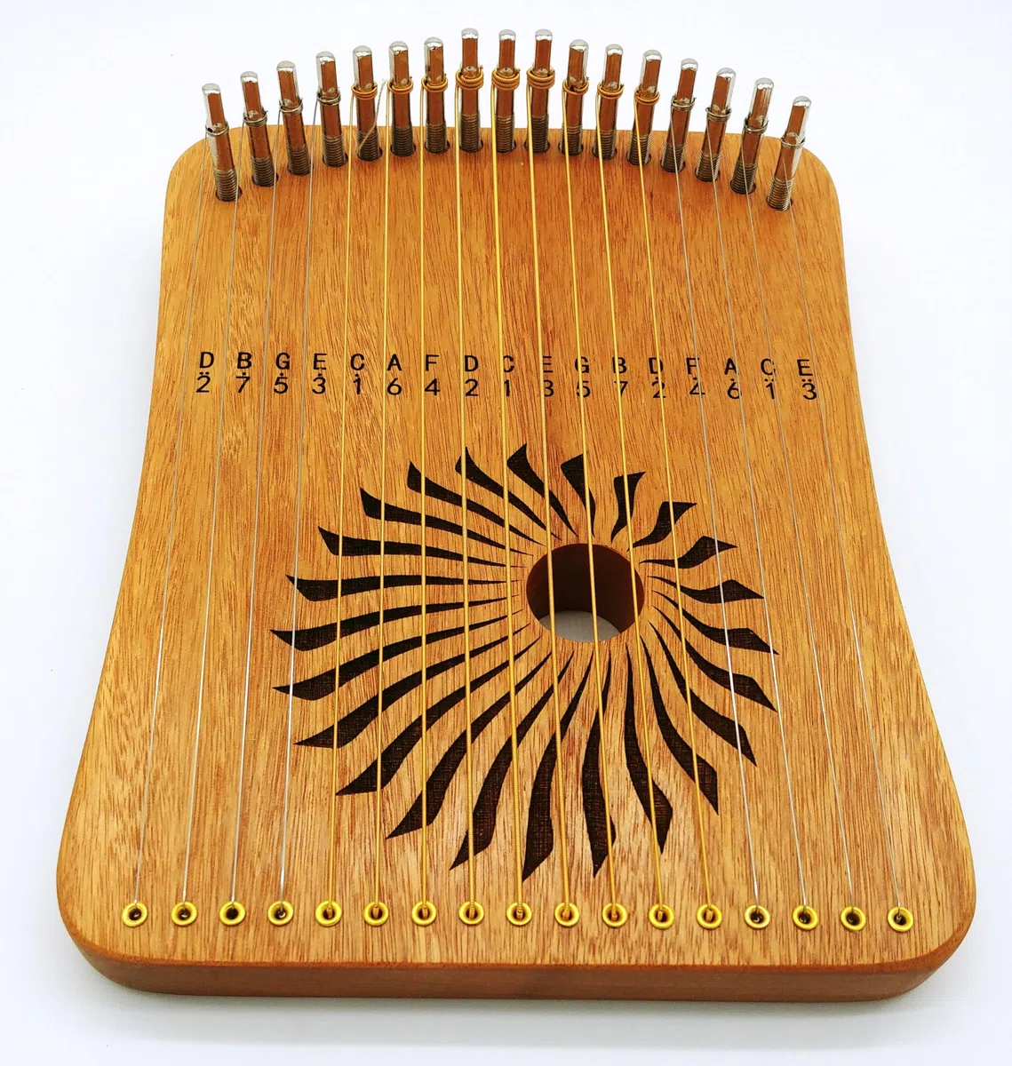 CAYLEN KaLyra Rosenholz, Kalimba-Lyra mit 17 Saiten