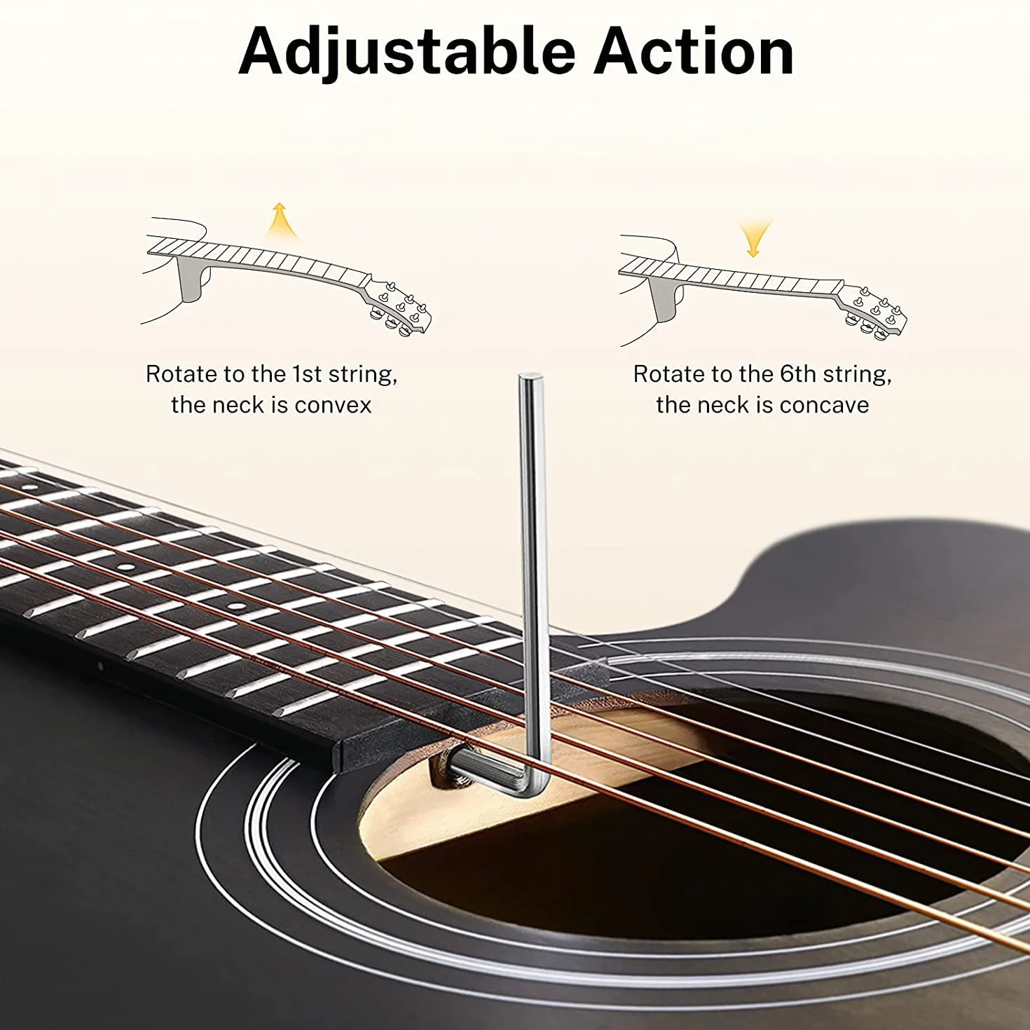 Donner Gitarre Akustik Anfänger Erwachsene Einsteiger Akustikgitarre 4/4 Mini Jumbo Cutaway Gitarren mit Tonabnehmer 6 Stahlsaiten Tasche Capo Plektren Gurt(Schwarz)
