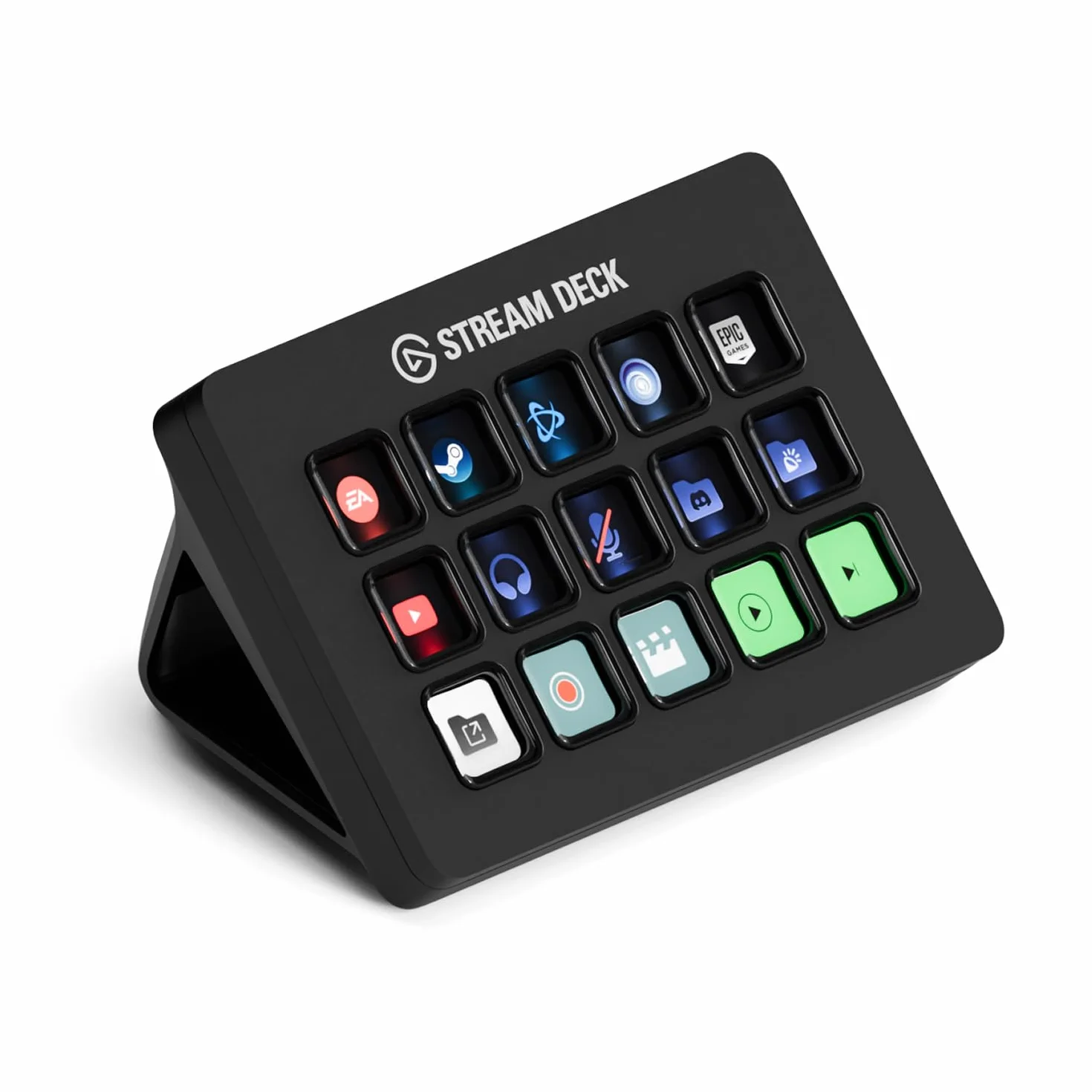 Elgato Stream Deck MK.2 Studio-Controller, 15 Makrotasten, für OBS, Twitch, YouTube, Mac und PC