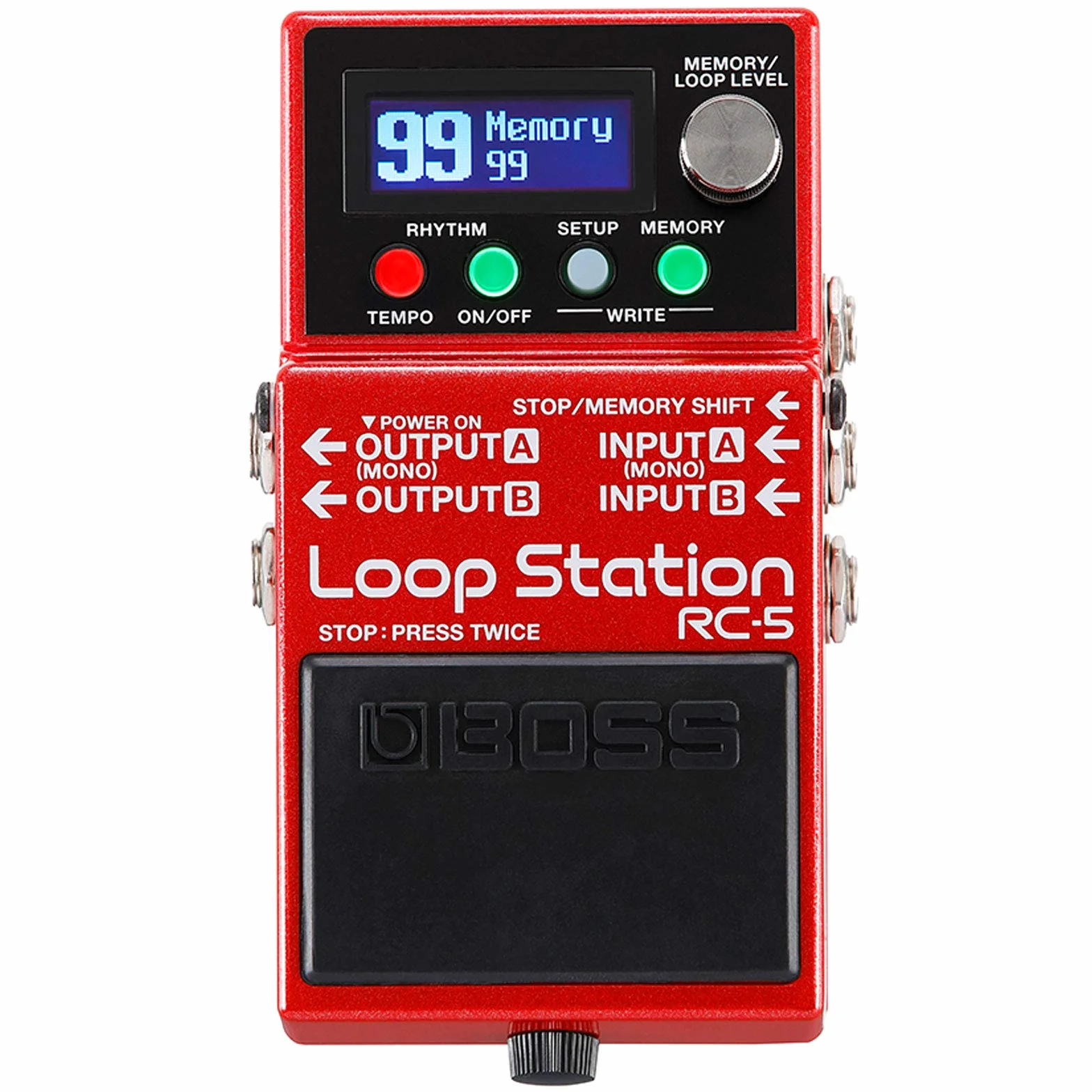 Boss RC-5 Looper Pedal Loop Station + keepdrum Gitarrenkabel 3m