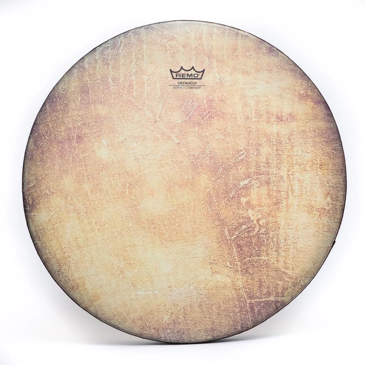 Daf Erbane Rahmentrommel von Seraj S20, synthetisches Tierhaut-Fell, leicht, 650 g, mit weichem Etui und Nickelringen.
