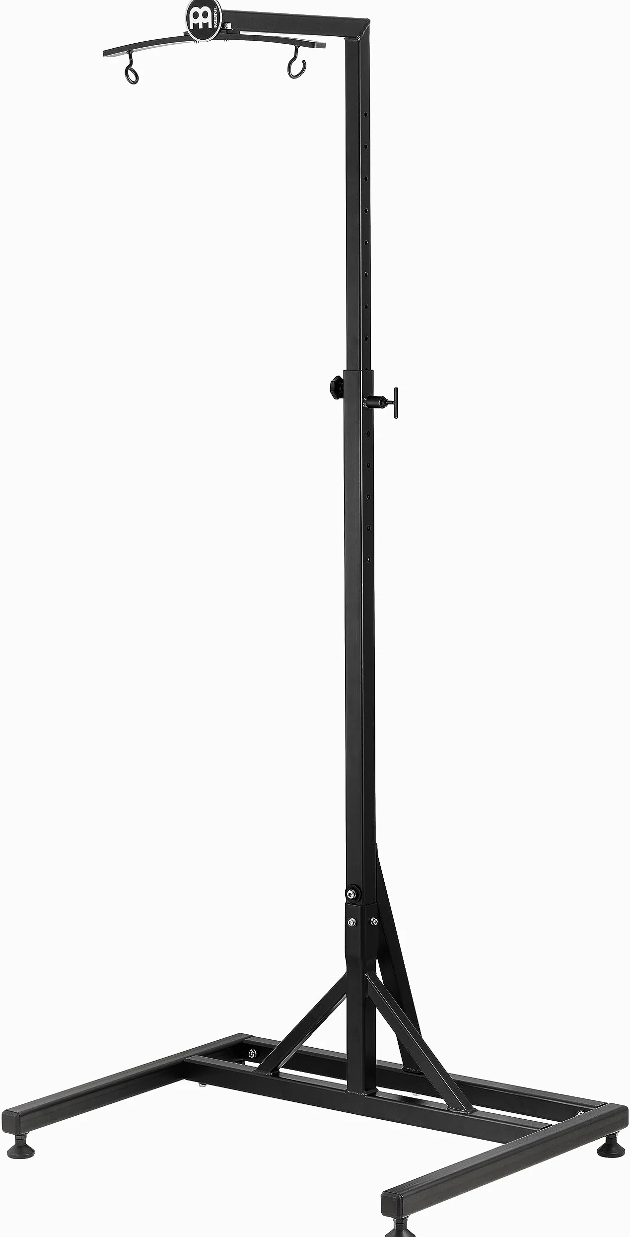 Sonic Energy Gong Ständer – Zubehör für Gongs und Tam Tams bis 101 cm – Höhenverstellbar bis 205 cm – Pulverbeschichteter Stahl, schwarz (TMGS-2)