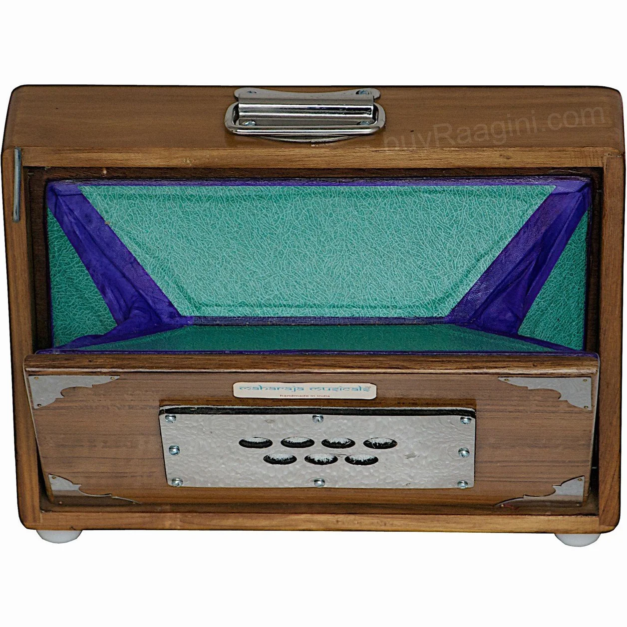 Shruti Box/ Shrutiboxen, Maharaja Musicals - Teak Wood Surpeti - 13 Drone Notes C-to-C Shruthi Indian Musical Instrument (PDI-ABC)