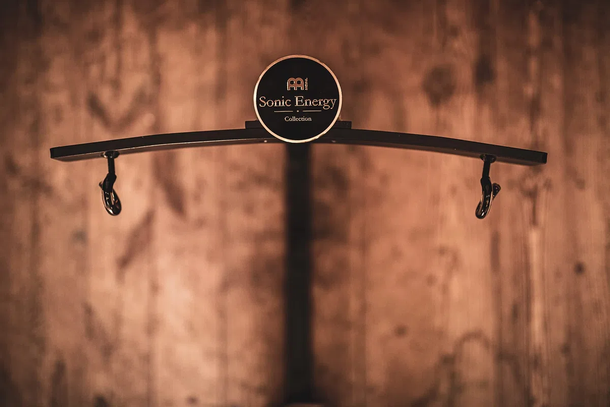 Sonic Energy Gong Wand Halterung – Zubehör für Gongs und Tam Tams bis 101 cm – Pulverbeschichteter Stahl, schwarz (TMGWM)