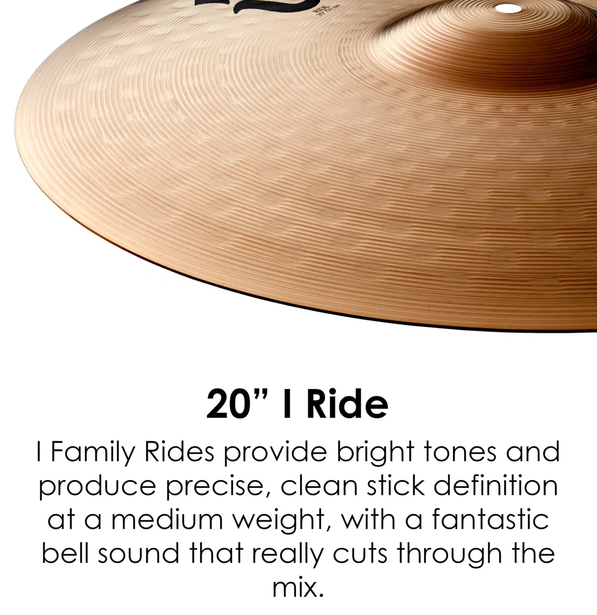Zildjian I Family Crash Ride 20"
