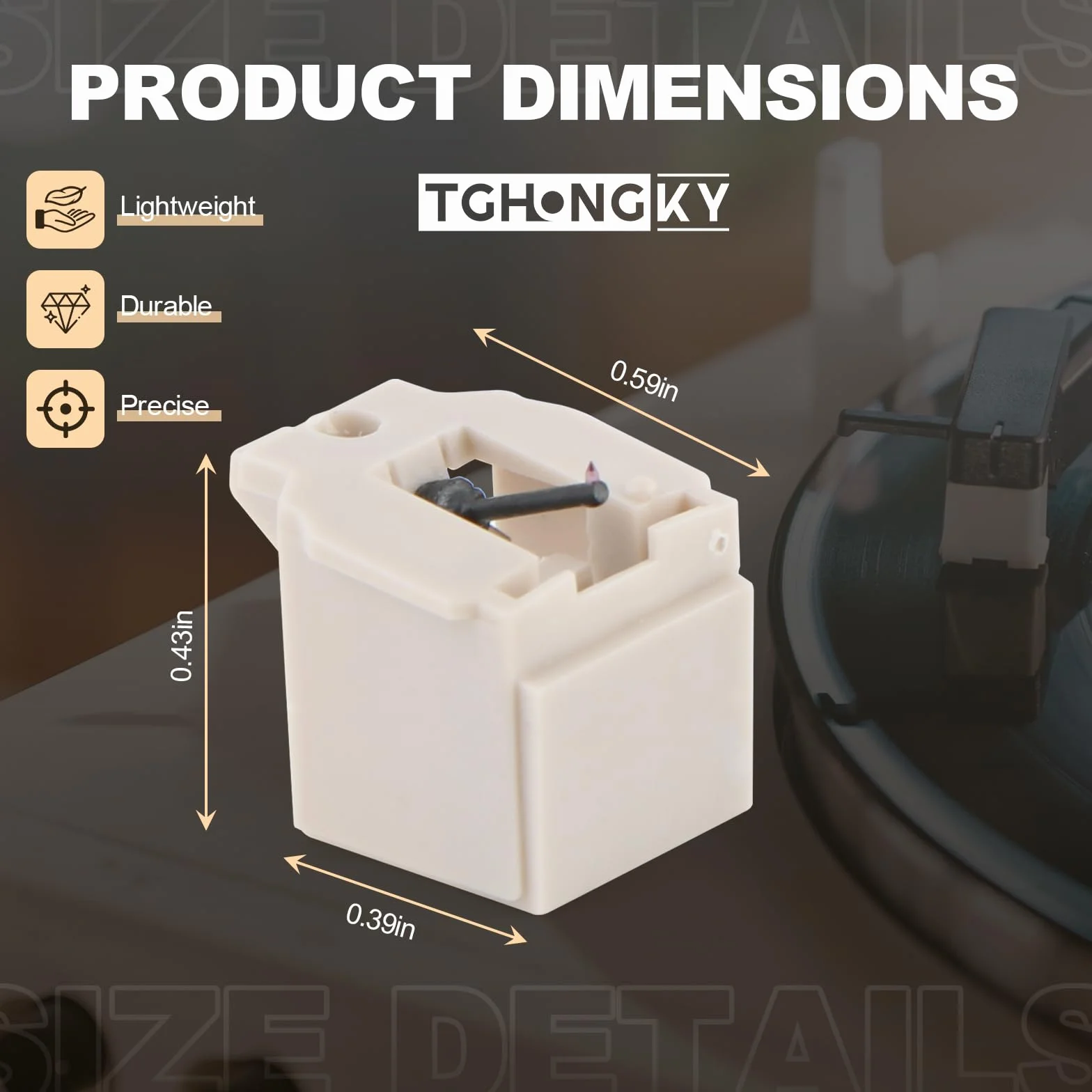 2 Stück Ersatznadel für Audio -Technica ATN3600LC Nadel Erast für Audio -Technica Plattenspieler Ersatznadel mit Reinigungsbürste