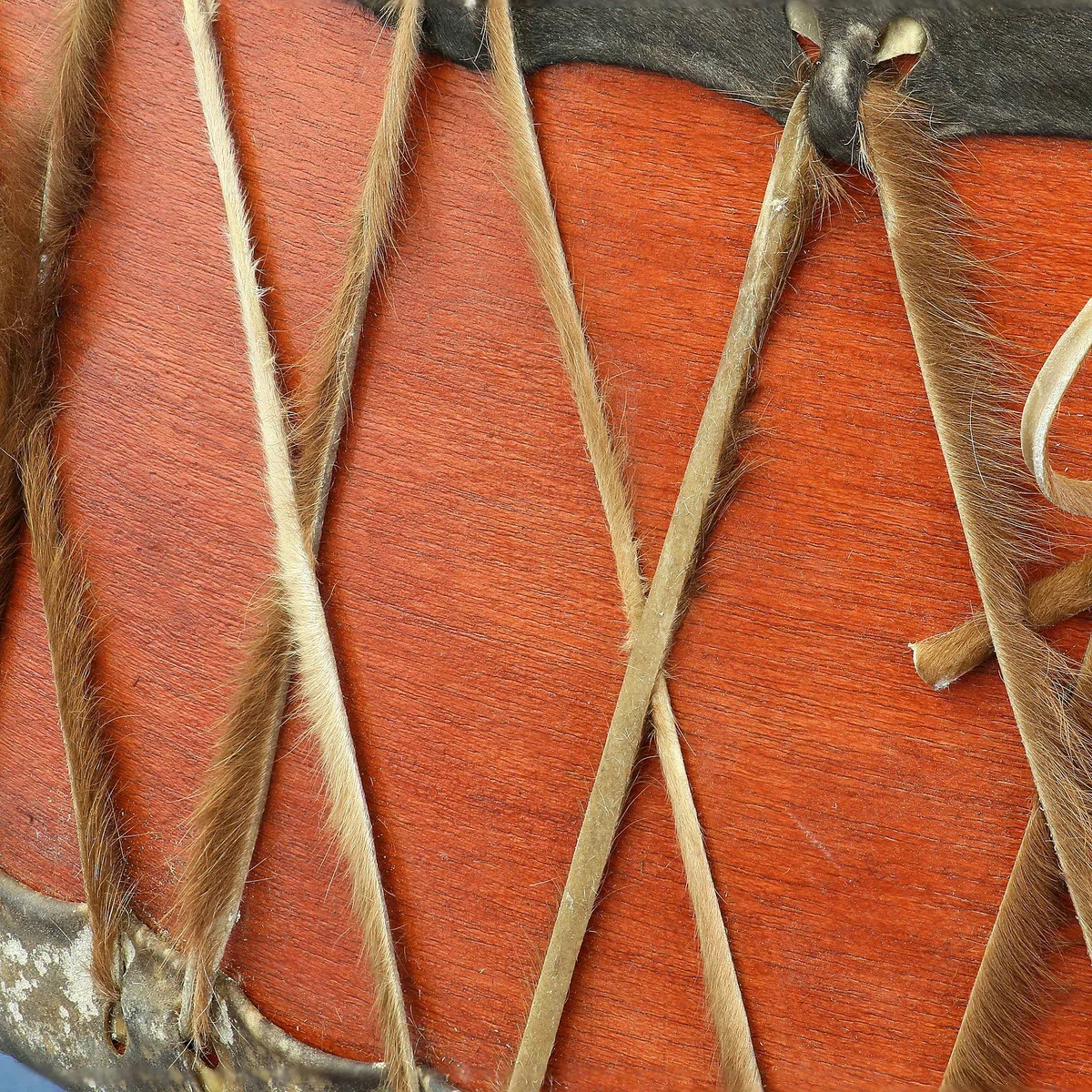 Motherdrum 120cm inklusive Ständer - im MYSEVENDO Set - Riesentrommel Thunderdrum Bigdrum Gemeinschaftstrommel Percussion Weltmusik Instrument Healing