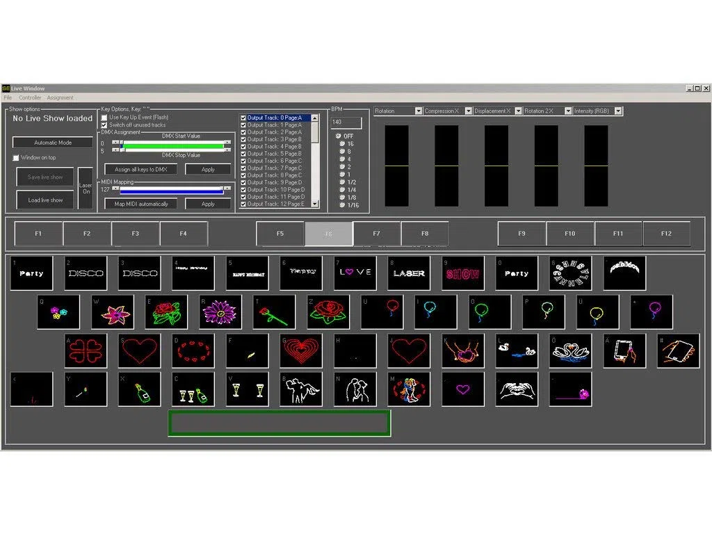 Laserworld ShowNET ILDA/DMX Netzwerk-Interface inkl. Showeditor Lasershow Software