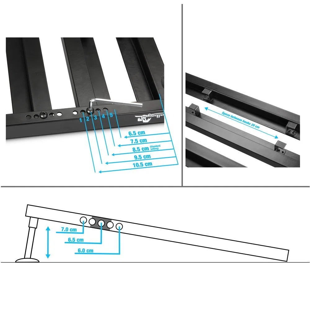 Palmer MI PEDALBAY 80-Variables Pedalboard mit gepolsterter Tragetasche 80 cm