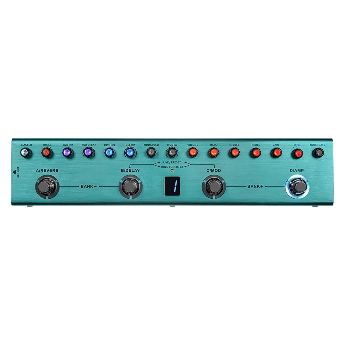M-Vave Tank G - Guitar-Multi-Effekte, 36 Presets, XLR-output