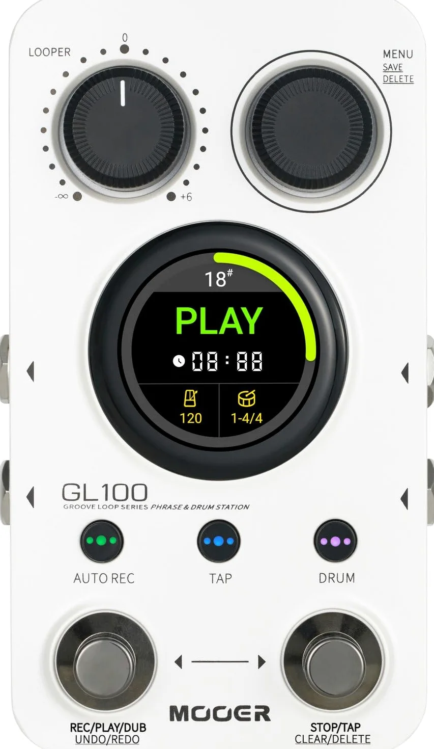 Mooer GL100 Groove Loop Series Phrase and Drum Station