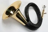 FÜRST PLESS HORN, Bb, STIMMZUGROHR, TASCHE, JAGDHORN, WALDHORN,