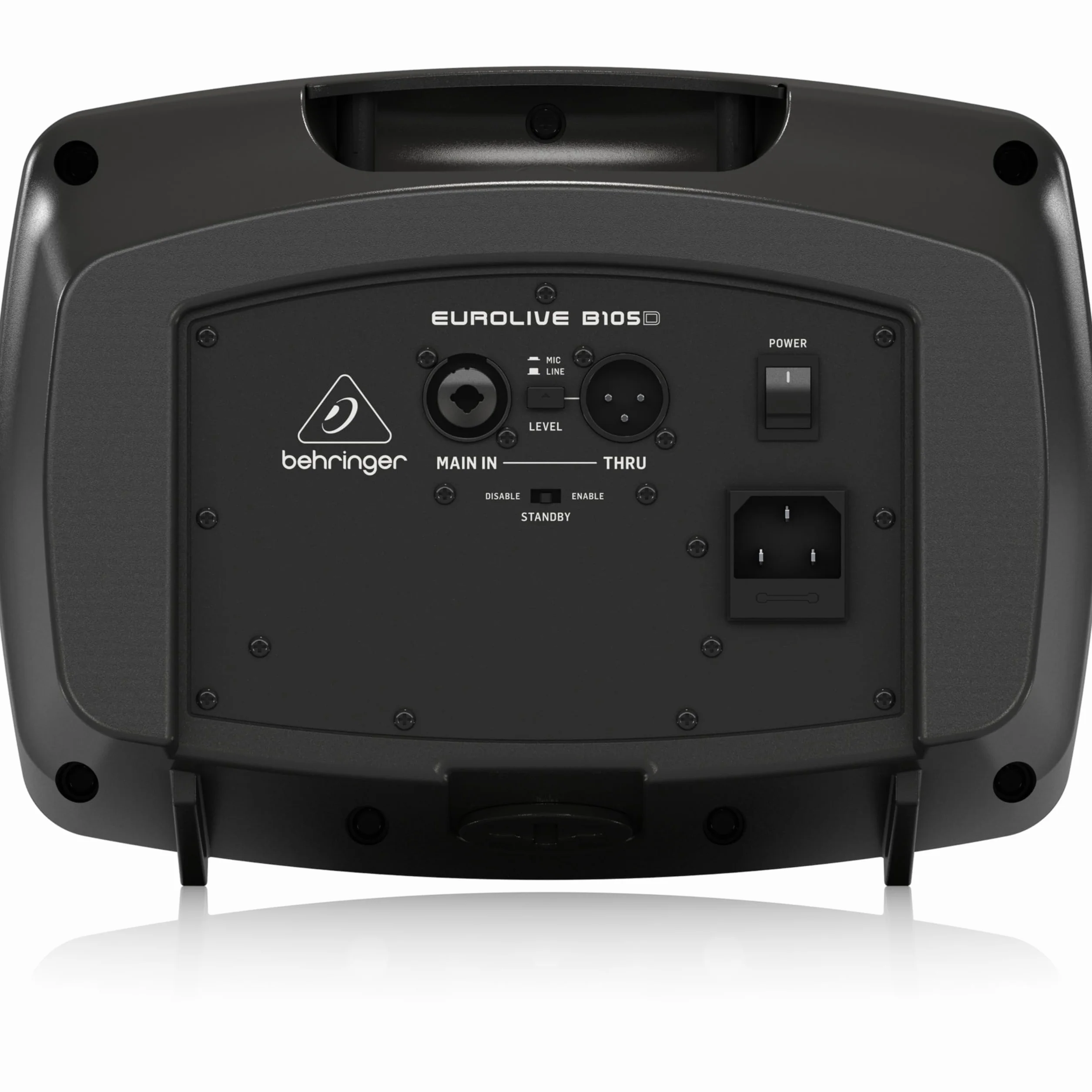 Behringer B105D Ultrakompakter 50-Watt-PA/Monitor-Lautsprecher mit MP3-Player und Bluetooth-Audio-Streaming