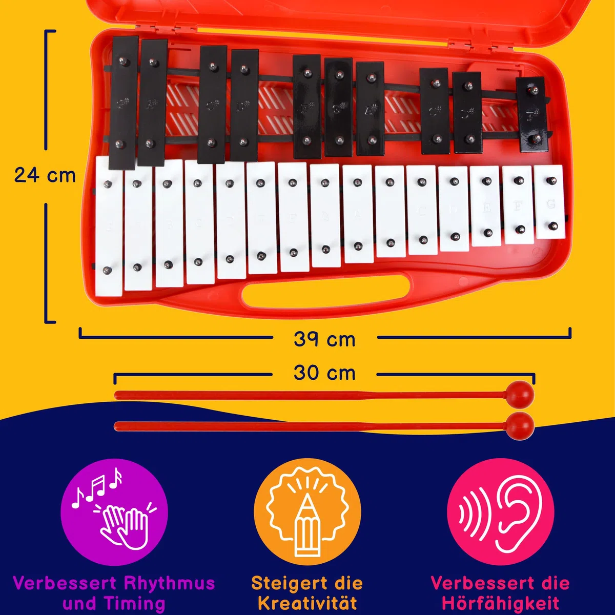A-Star 25 Note Chromatic Glockenspiel