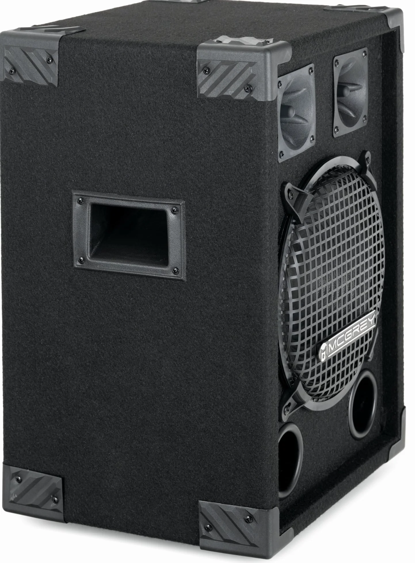 McGrey Paar McGreyDJ-1022 DJ PA Lautsprecher Box 25cm (10“) Subwoofer 800W (Passiv, 2-Wege System, Holzgehäuse)