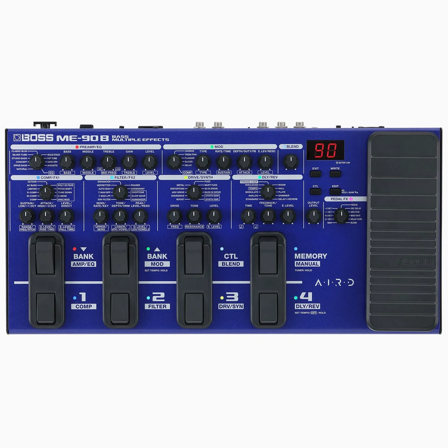 Boss ME-90B Multi-Effektgerät für Bass + keepdrum Netzteil