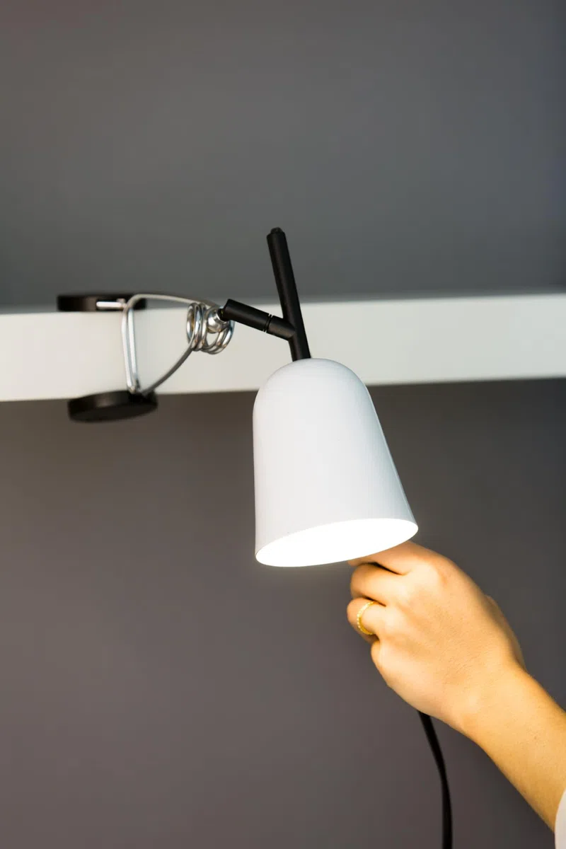 Faro Barcelona STUDIO Klemmleuchte weiß