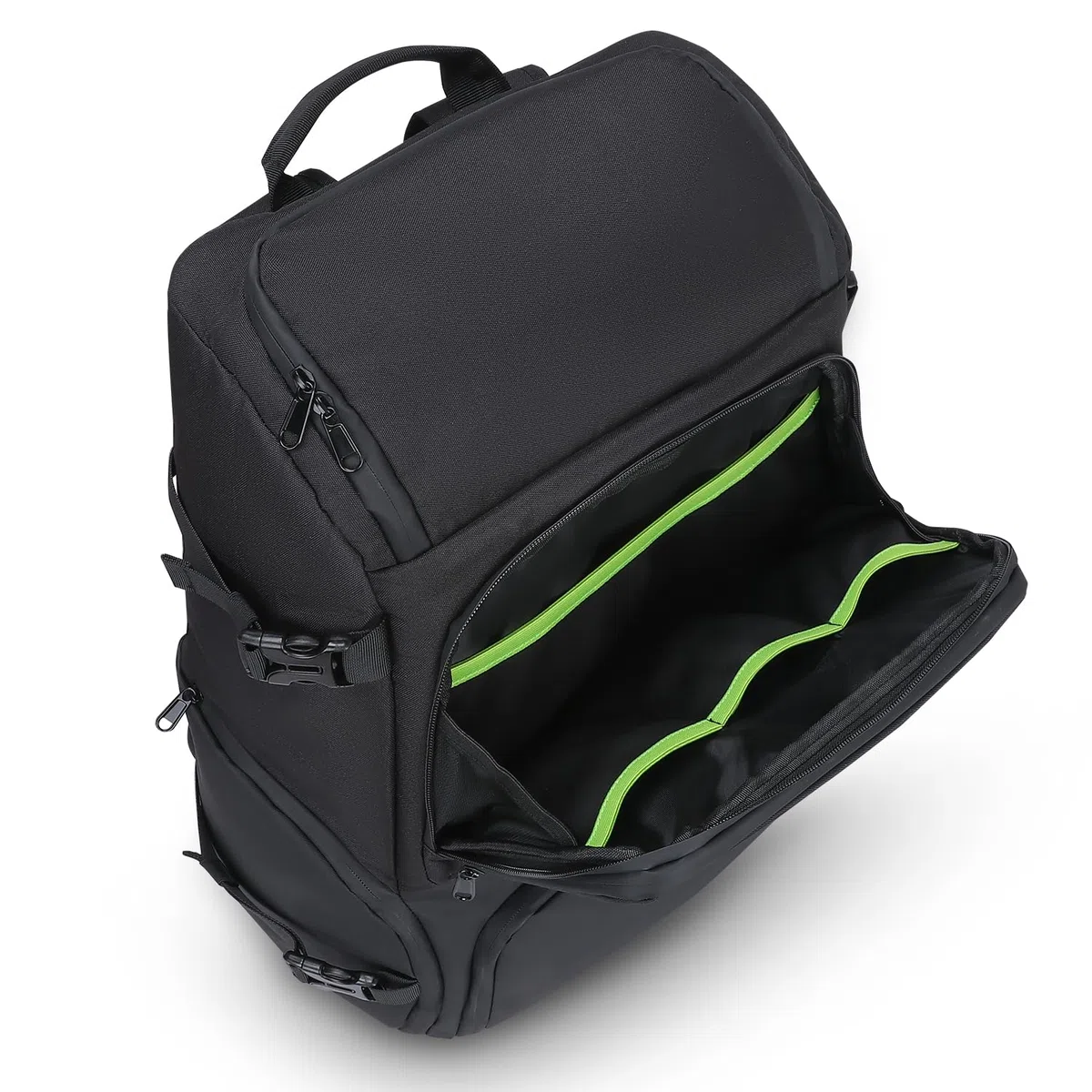 SAVIOUR DJ-Zubehör-Transportpaket, große Ausrüstungstasche für Solo-Musiker, DJ-Ausrüstung, Mikrofonständer und Kabel, robuster Gig-Rucksack