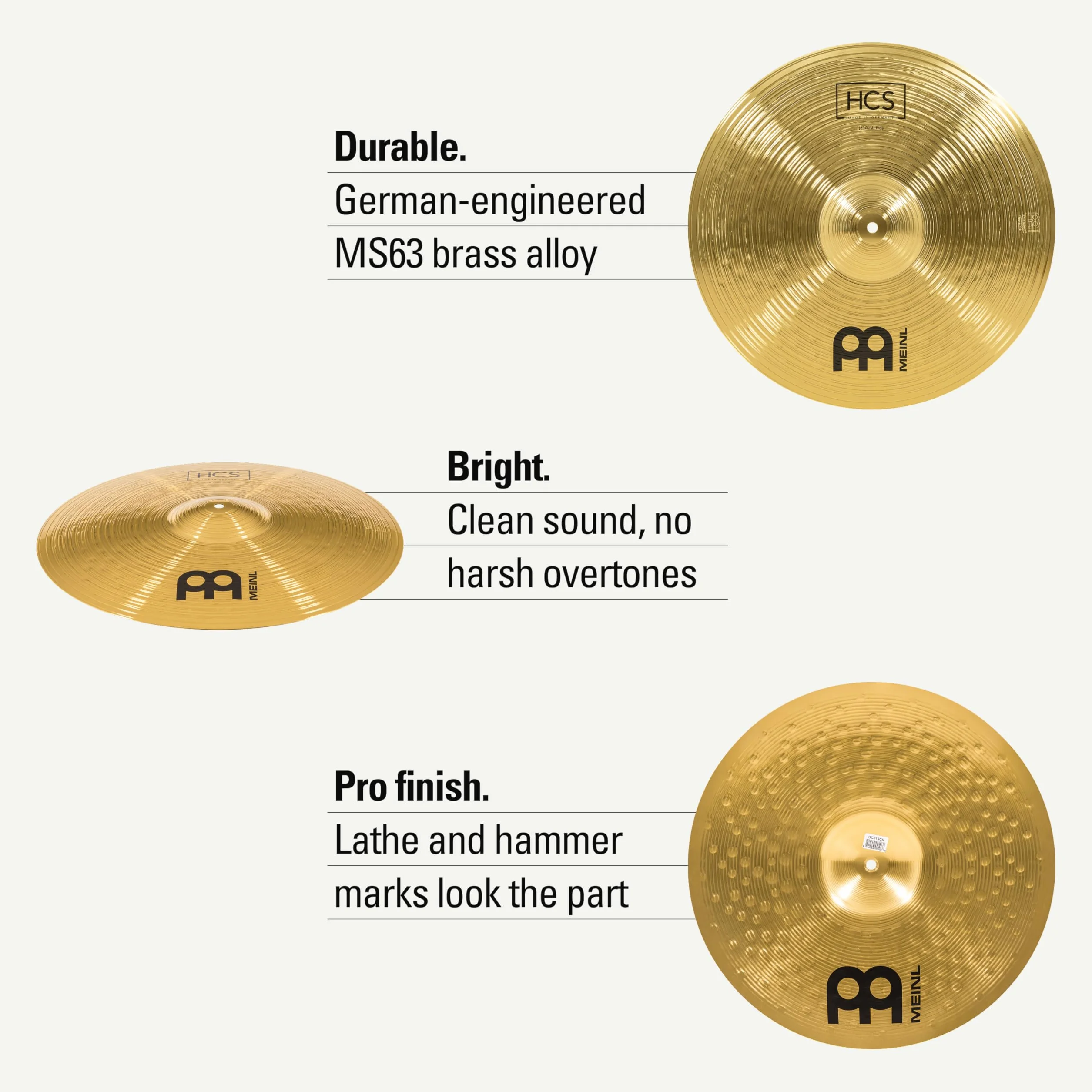 Meinl HCS Crash Ride 18", HCS18CR