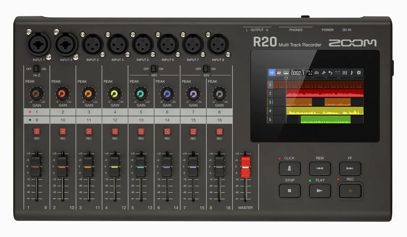 Zoom R20 – Mehrspur-Digitalrekorder