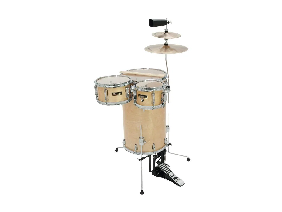 Dimavery CDS Cocktail Schlagzeug, maple | 5-teiliges Cocktail-Schlagzeug-Set, ideal für kleine Bühnen