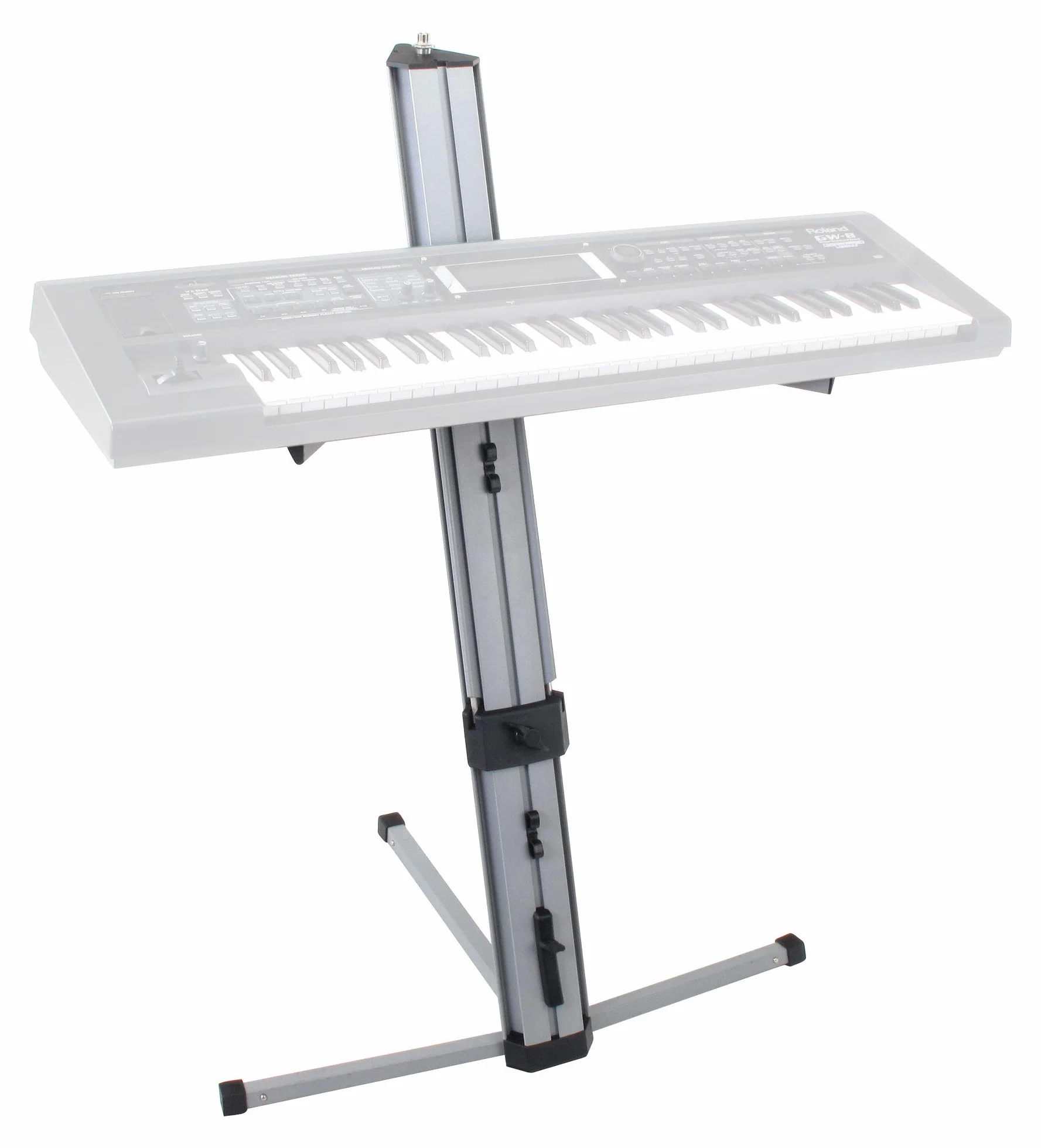 Classic Cantabile Keyboardständer KS-100 silber inklusive Pronomic Mikrostativ und Tragetasche