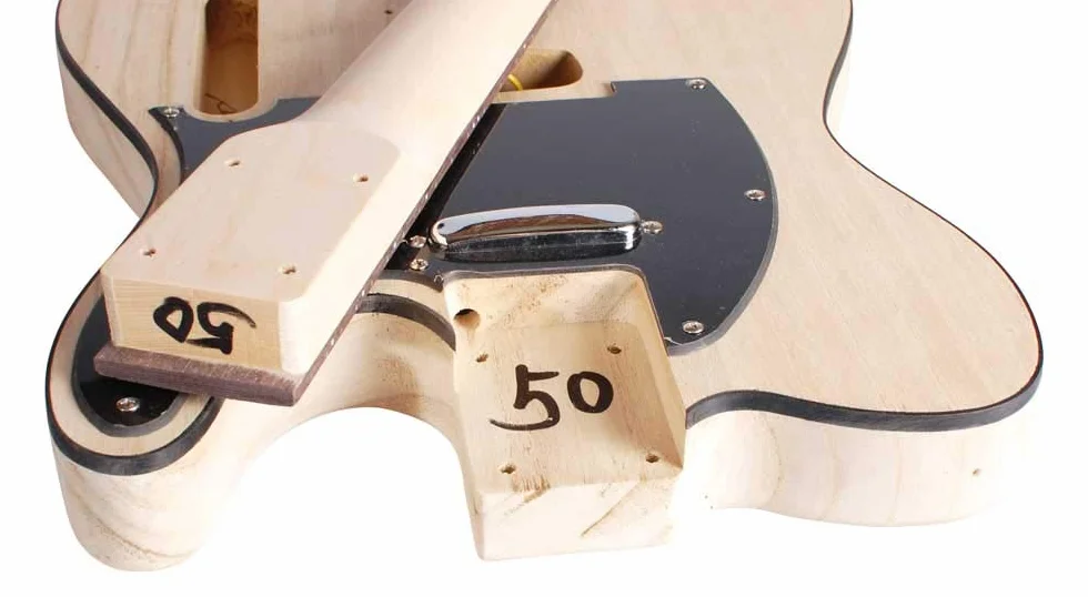 Beaton BT-DIY-TL-12 - Selbstbau Gitarrenkit,"Tele" Edition, alles ist enthalten, um Ihre eigene Gitarre zu bauen