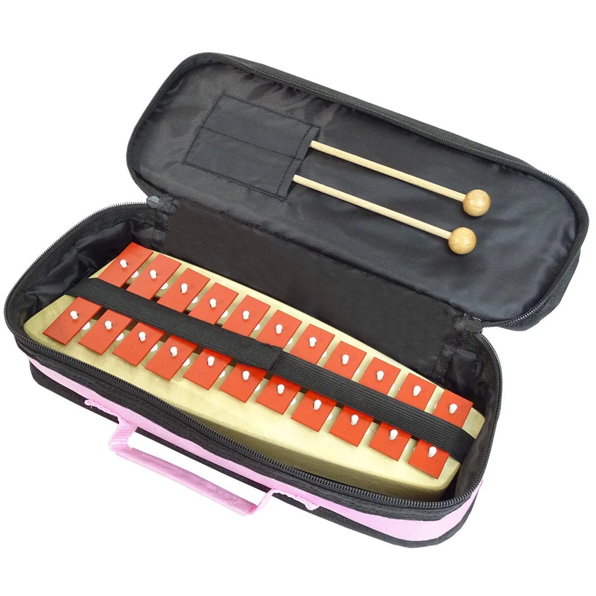 Sonor NG10 NG-10 Xylophon Glockenspiel + keepdrum Tasche Bag Pink Rosa
