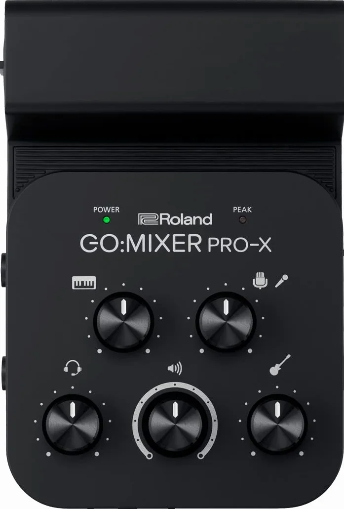 Roland GO:MIXER PRO-X Audio Mixer for Smartphones | Connect and Mix up to 7 Audio Sources | Add Studio Quality Audio to your Social Content and Livestreams | Compatible with iOS and Android devices