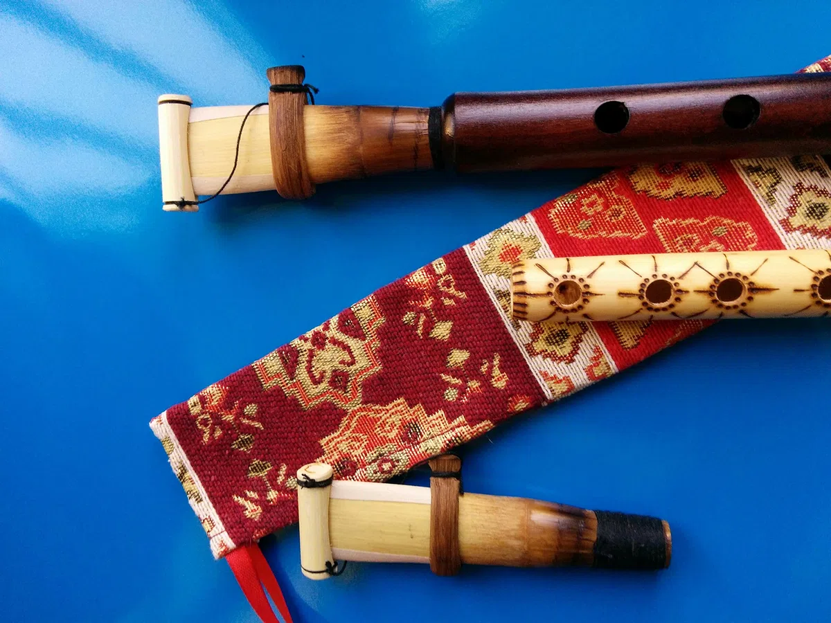 Theodoros Armenischer Duduk, A Key, Aprikosenholz, Zwischenprodukt, mit Etui, 2 Blättern und Anleitung (evtl. nicht in deutscher Sprache)