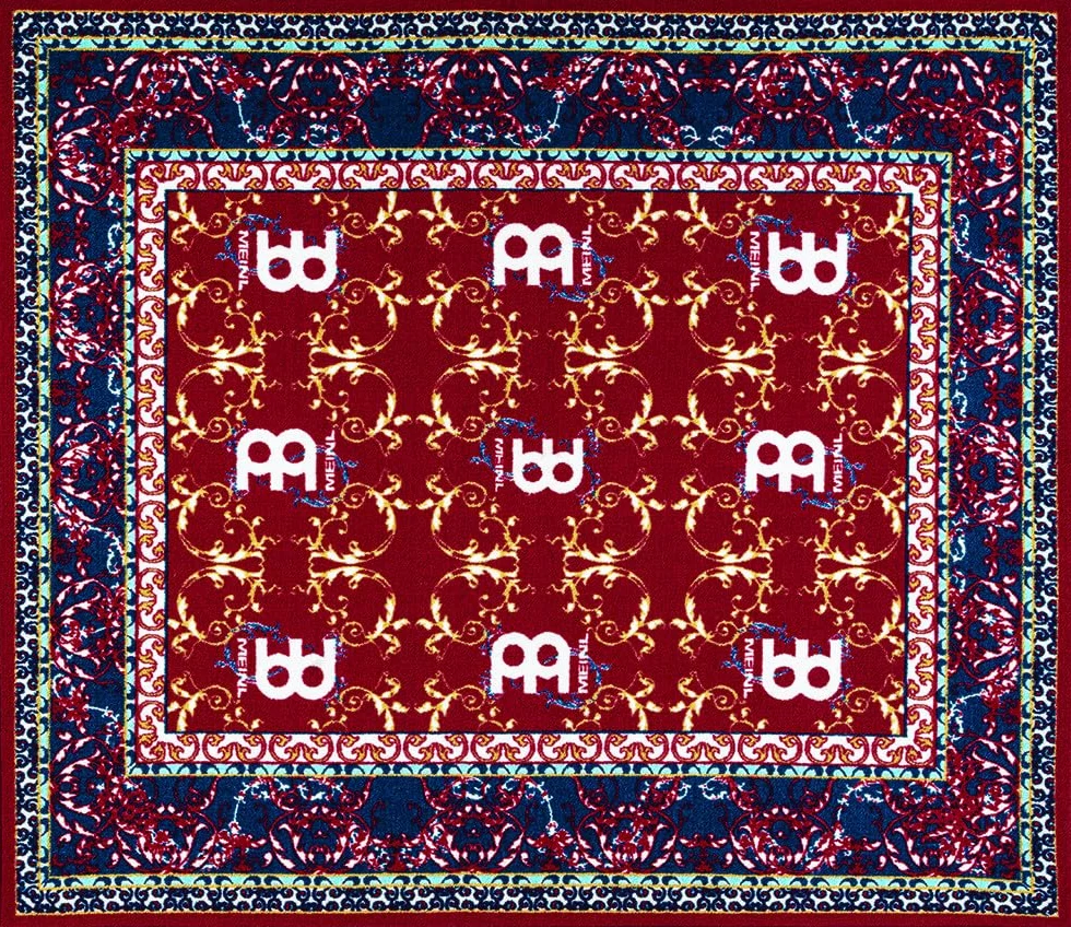 Meinl Cymbals Drum Rug Schlagzeugteppich 1,40x1,60 Meter für platzsparende Setups - rutschfester Boden, dicht gewebter Stoff – Drumset Zubehör, Oriental (MDRS-OR)