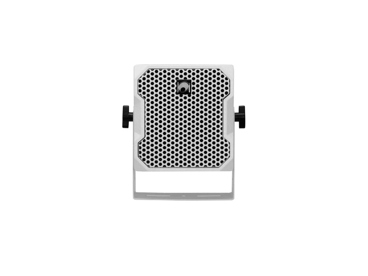 Omnitronic BOB-4 Top 16 Ohm weiß 2 Stück | 16-Ohm-Lautsprecherpaar mit 4"-Breitbandlautsprecher | Zur Erweiterung des BOB-10A-Subwoofers für 2.1-, 4.1- und 8.1-Betrieb