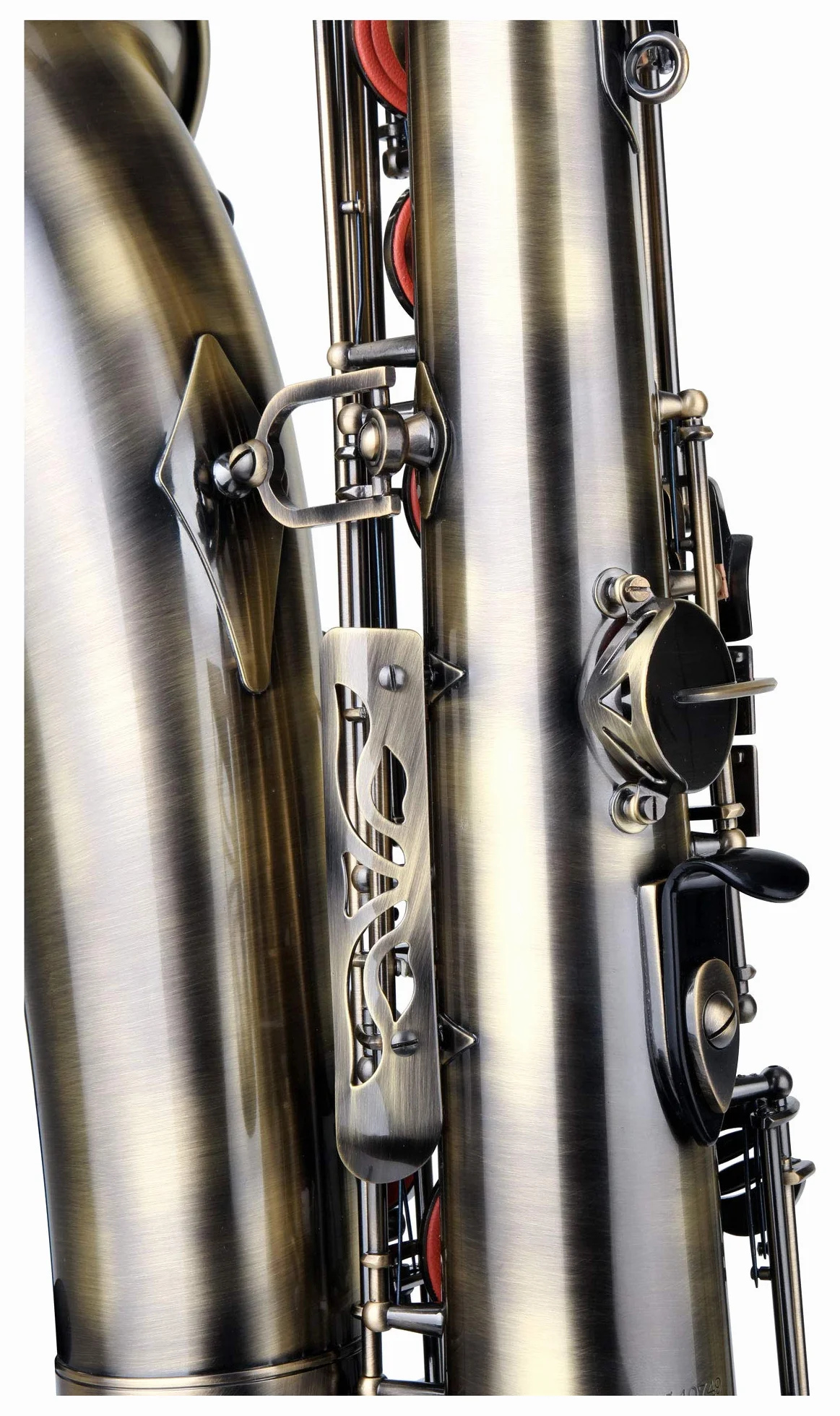 Classic Cantabile TS-450 Antique Yellow Bb Tenorsaxophon - Bb-Stimmung - Hoch-Fis-Klappe - Spar-Set inkl. 10 Stück Saxophon-Blätter