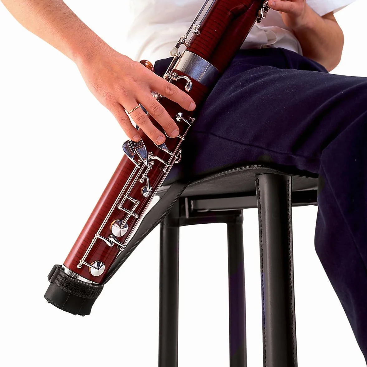 BG Fagottschnur für Sitz Leder mit Klettverschluss