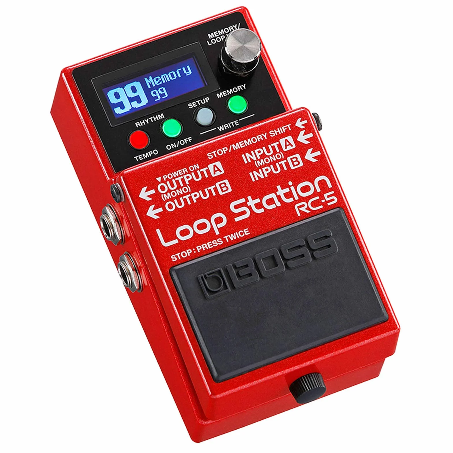 Boss RC-5 Looper Pedal Loop Station + keepdrum Gitarrenkabel 3m