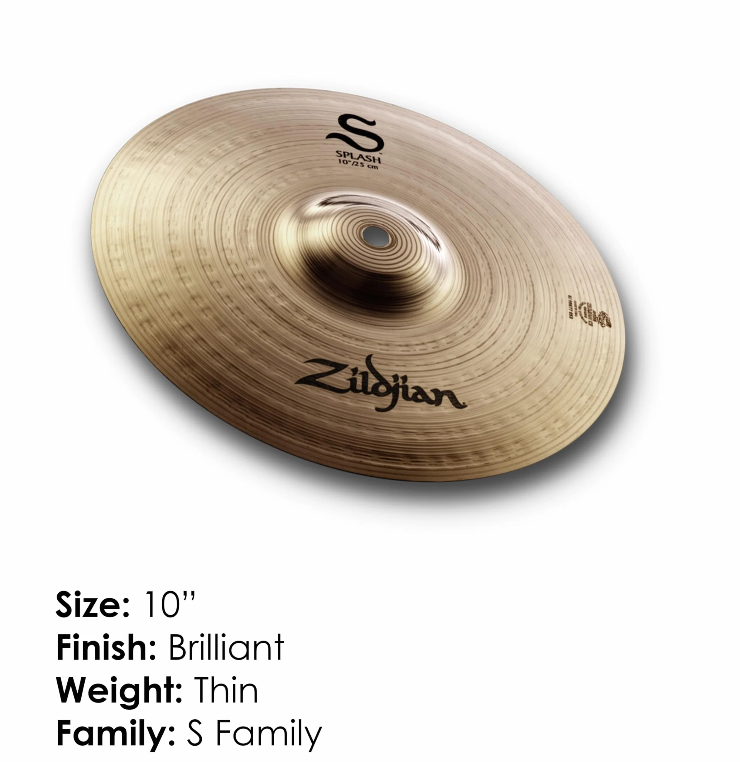 Zildjian S Family Series - 10" Splash Cymbal
