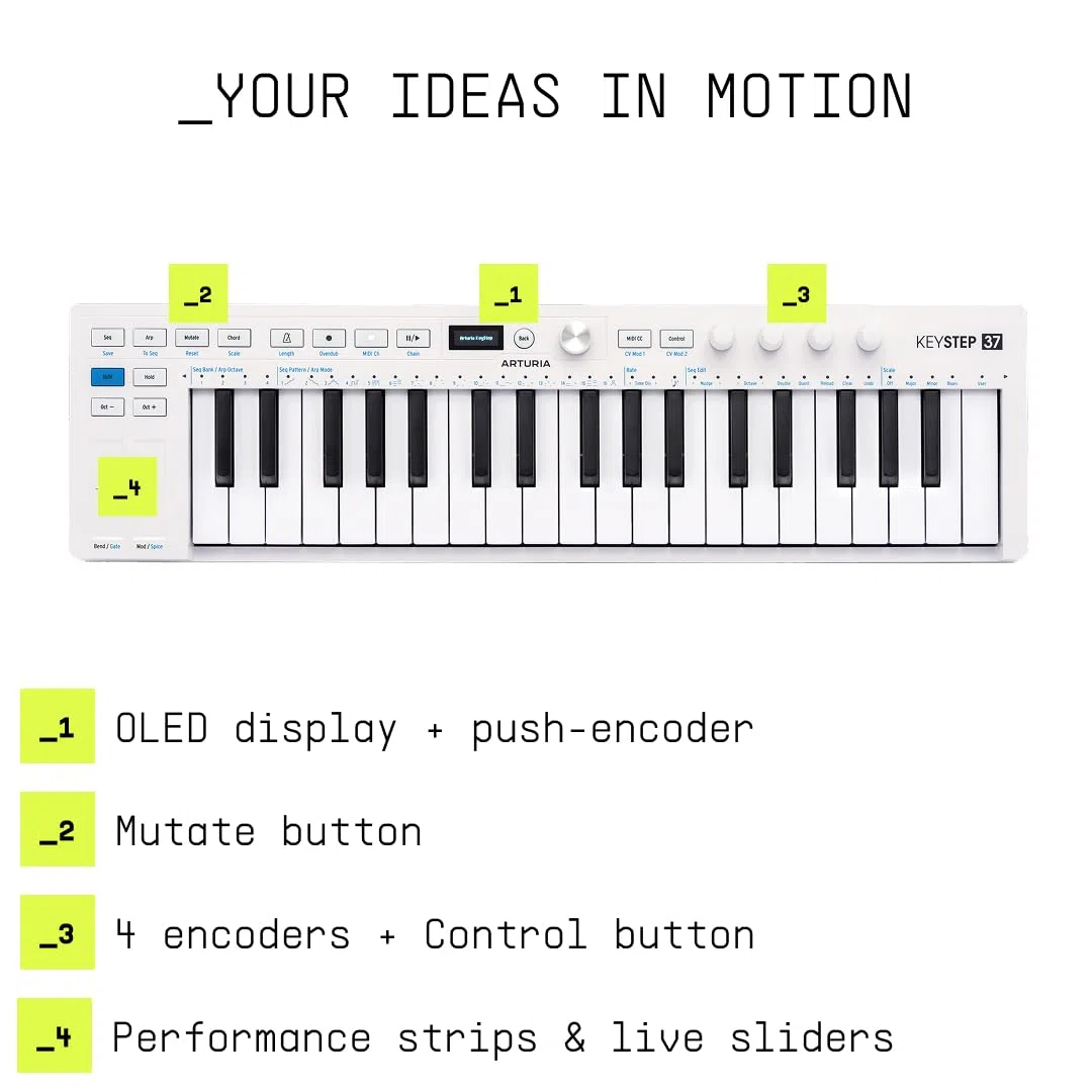 Arturia KeyStep 37 mk2 - Midi Keyboard