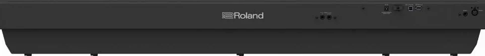 Roland FP-30X Digital Piano, Das extrem beliebte tragbare Piano – Überarbeitet (schwarz) & RockJam Xfinity Doublebraced Pre Assembled Keyboard Stand with Locking Straps