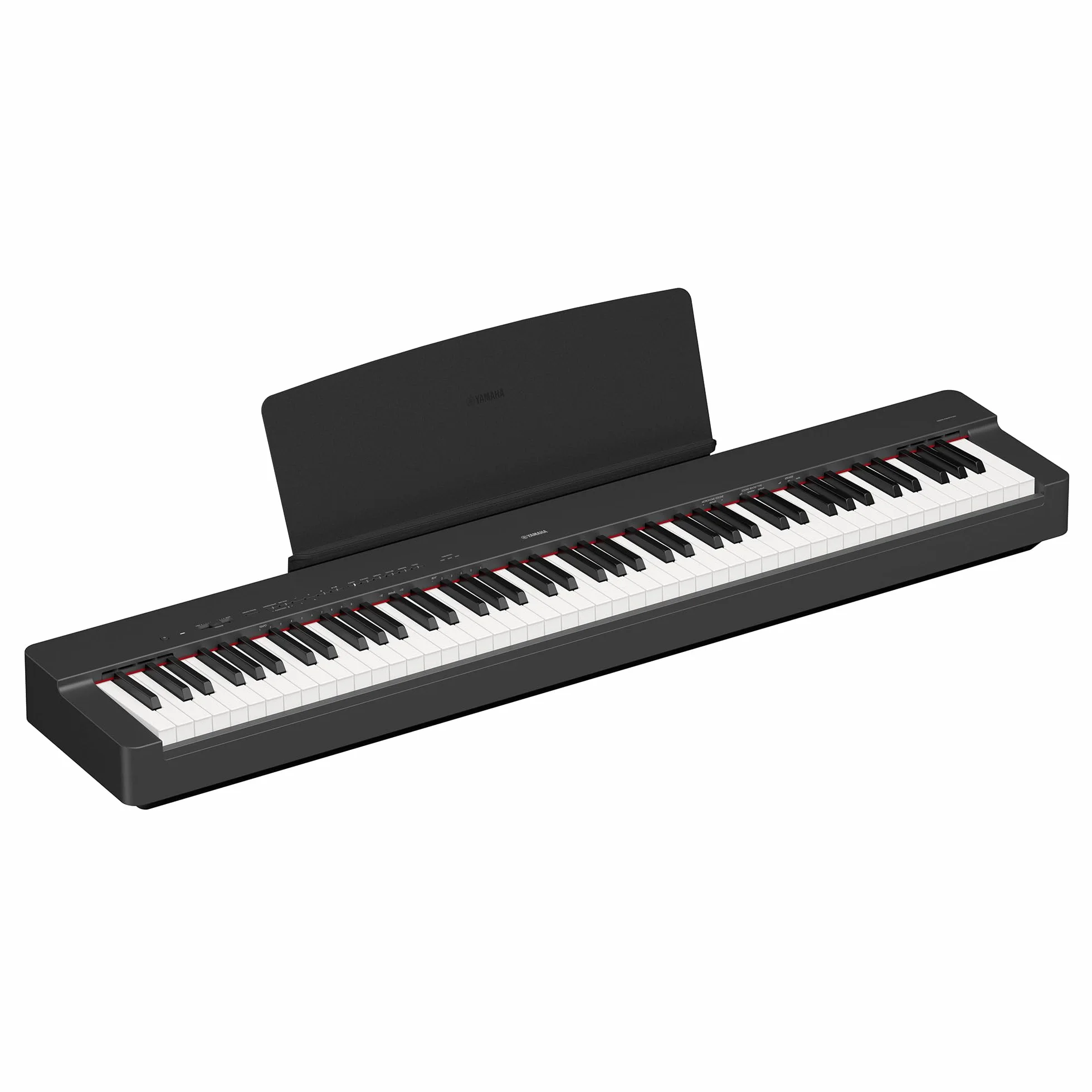 Yamaha P-225 Digital Piano Schwarz 88 gewichtete Tasten Graded-Hammer-Compact-Tastatur 24 Instrumentenklänge